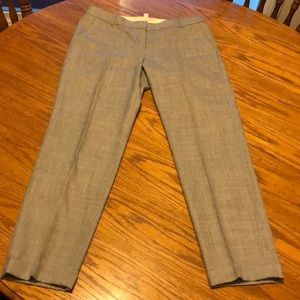 J. Crew Grey 100% Wool Cafe Capri